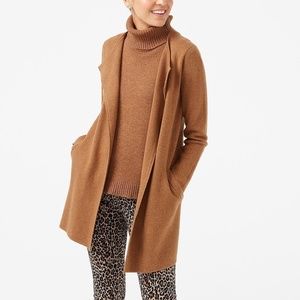 J. Crew Ltd. Ed. Long Camel Cardigan